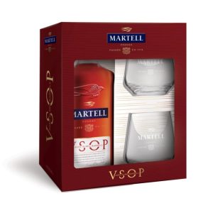 MARTELL-VSOP-0,7L-ZESTAW-ZE-SZKLANKAMI