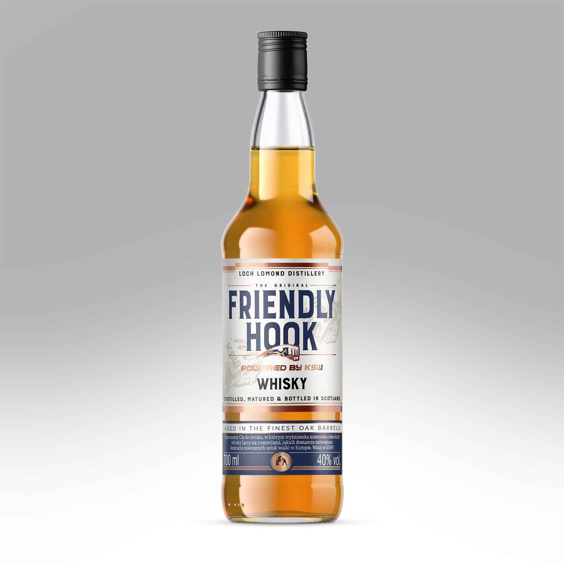 Whisky Friendly Hook w limitowanej edycji KSW 0,7l