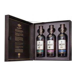 RUM-ABUELO-XV-CASK-FINISH-3-x-0,2L-TAWNY,-OLOROSO,-NAPOLEON-zestaw-prezentowy